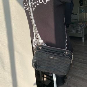 Vince Camuto real leather cross body purse